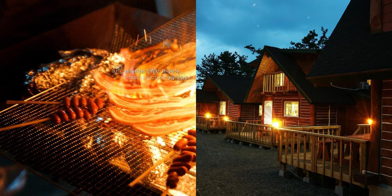 Jeju Joa Log Pension Seogwipo Eksteriør bilde